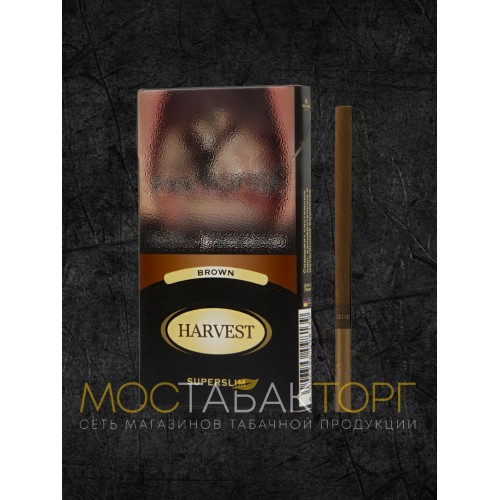 Сигареты Харвест Браун Суперслим (Harvest Brown Superslim)