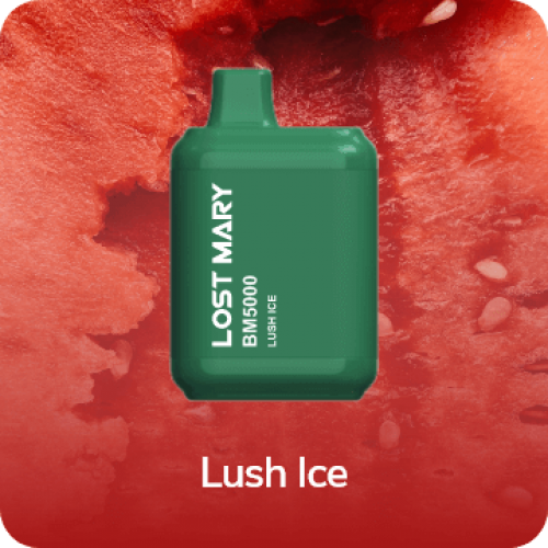 Электронная сигарета LOST MARY BM 5000 затяжек Lush Ice (Лост Мери Арбуз Лёд)