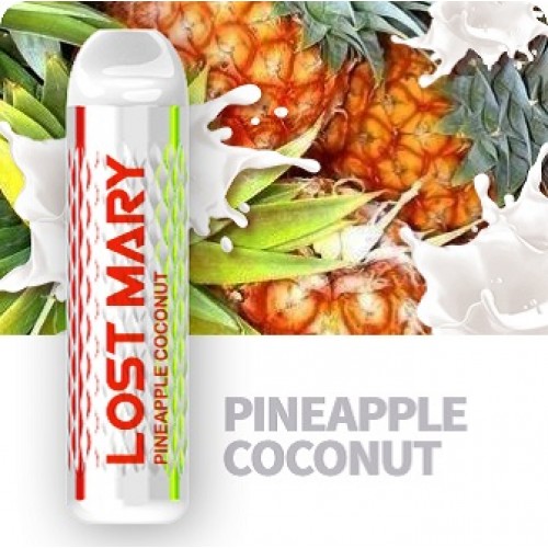 Электронная сигарета LOST MARY 3000 затяжек Pineapple Coconut (Лост Мери 3000 Ананас Кокос)