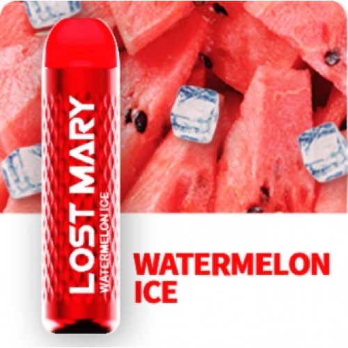 Электронная сигарета LOST MARY 3000 затяжек Watermelon Ice (Лост Мери 3000 Арбузный Лёд)