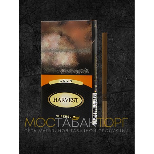 Сигареты Харвест Голд Супер Слим (Harvest Gold Superslim)