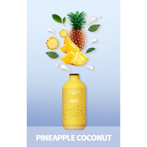 Электронная сигарета Эльф Бар 3000 затяжек Ананас Кокос (Elf Bar BB3000 Pineapple Coconut)