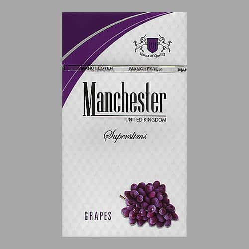 Сигареты Manchester Grape Superslims (Манчестер Виноград Суперслимс)