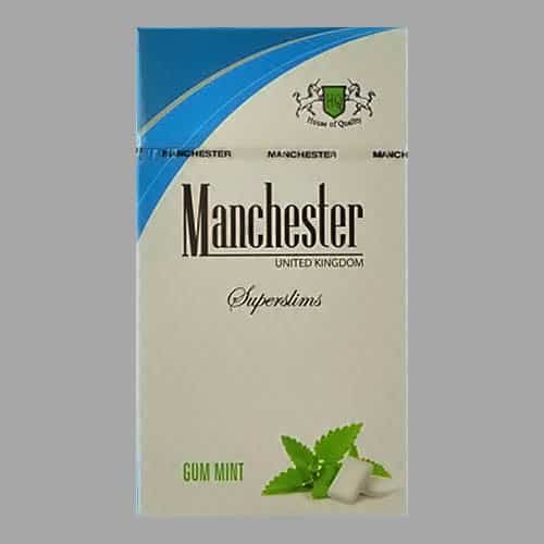 Сигареты Manchester Gum Mint Superslims (Манчестер Мята Суперслимс)