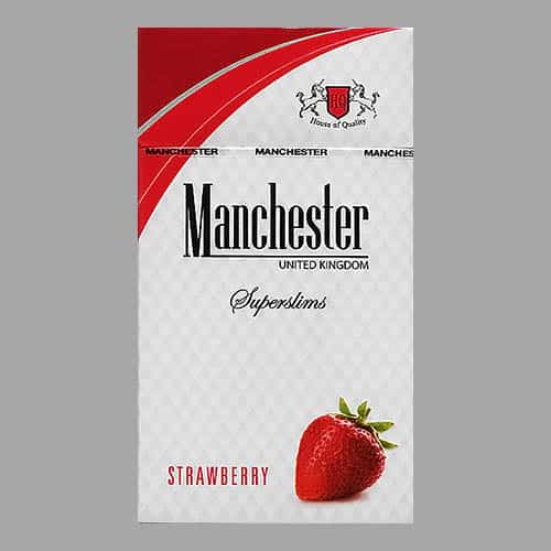 Сигареты Manchester Strawberry Superslims (Манчестер Клубника Суперслимс)