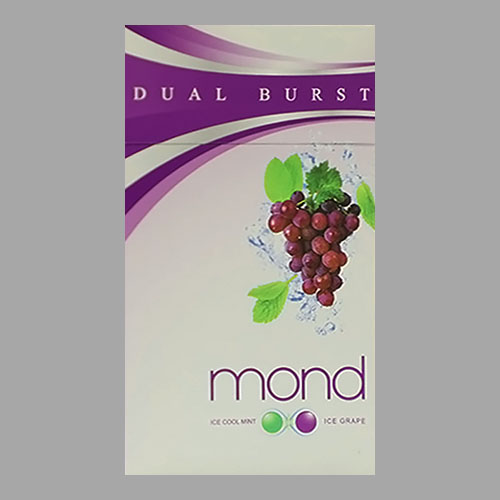 Сигареты Mond Dualburst Grape Mint Superslims (Монд Двойной Виноградный Взрыв Суперслимс)