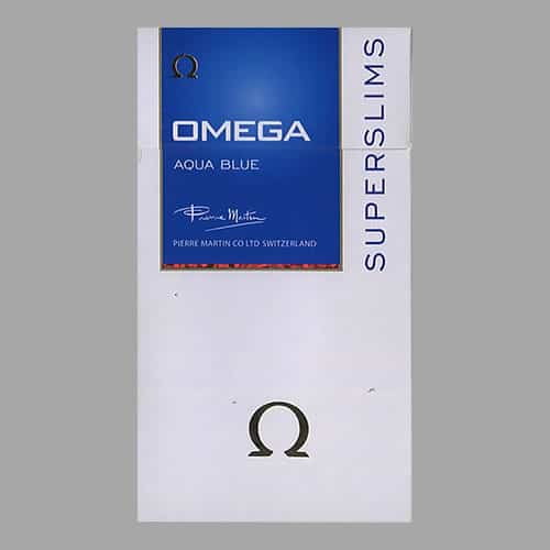 Сигареты Omega Aqua Blue Superslims (Омега Аква Блю Суперслимс)